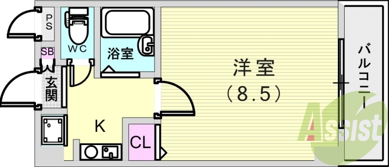 3階の間取り図