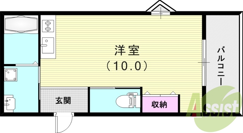 2階の間取り図