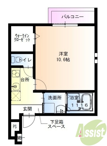 3階の間取り図