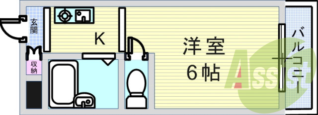4階の間取り図
