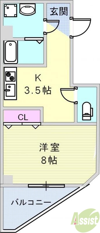 3階の間取り図
