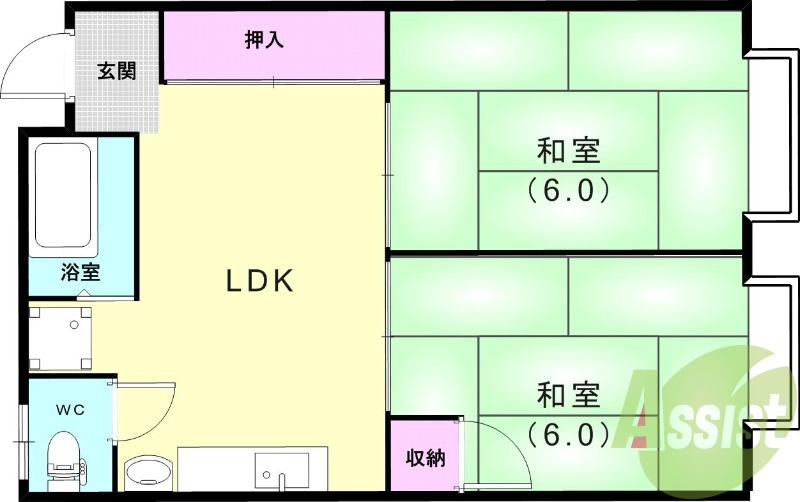 3階の間取り図