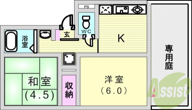 明るいお部屋でゆったりとした生活を