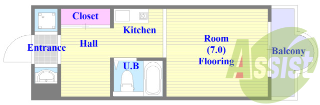シンプルな住み心地を実感できる素敵な間取りになってます。