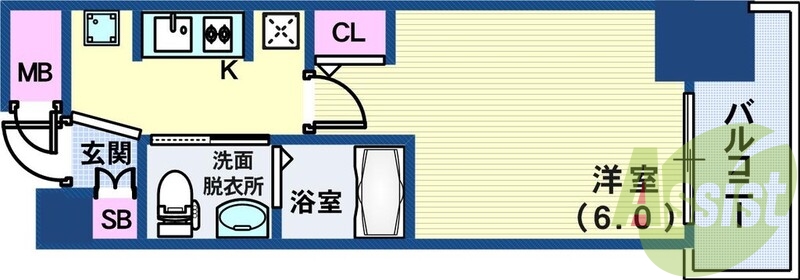 3階の間取り図