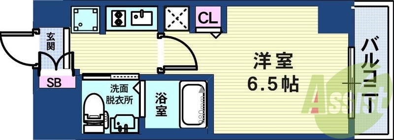 13階の間取り図