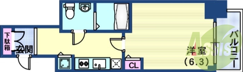 9階の間取り図
