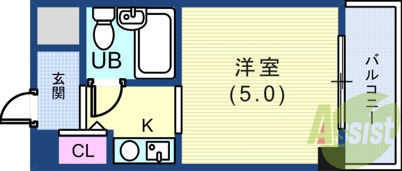 2階の間取り図