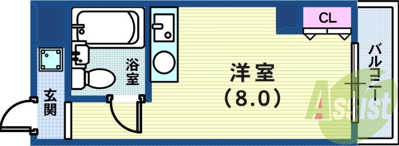 5階の間取り図