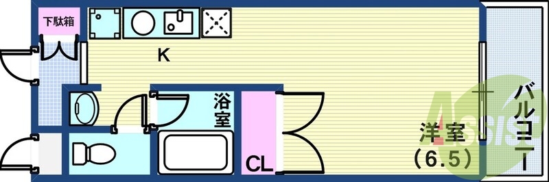 4階の間取り図
