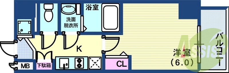 9階の間取り図