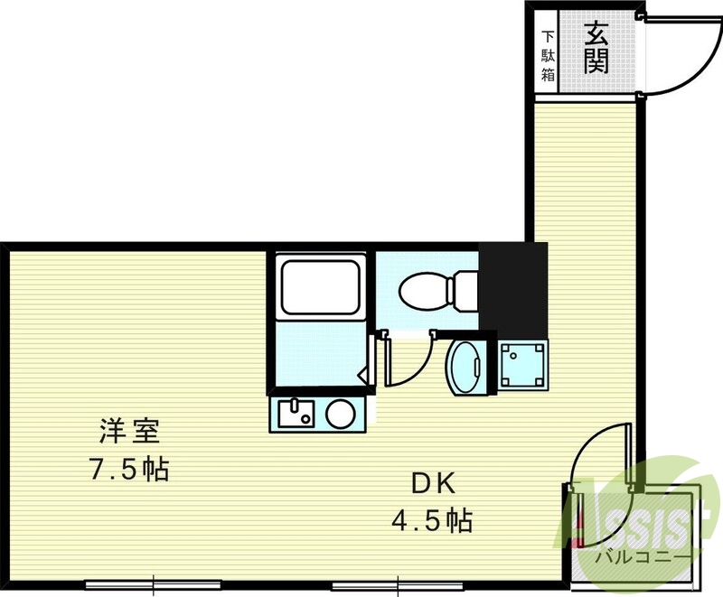 5階の間取り図