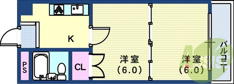 3階の間取り図