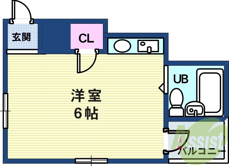 1階の間取り図