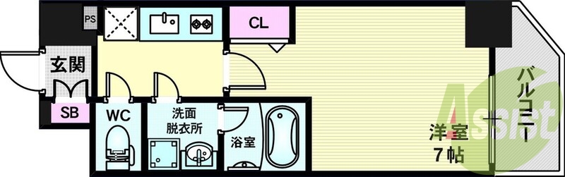 3階の間取り図