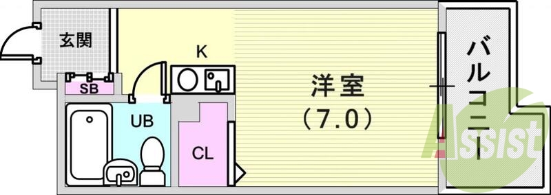 5階の間取り図