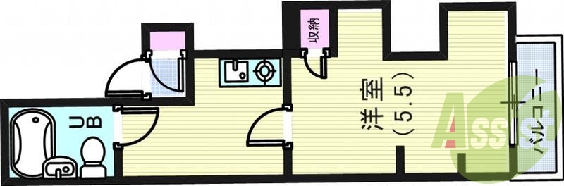 5階の間取り図
