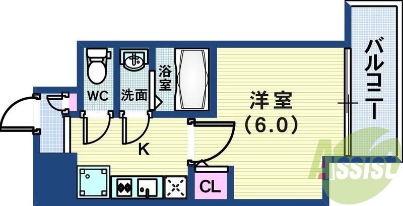 8階の間取り図