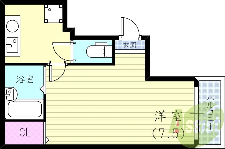 3階の間取り図