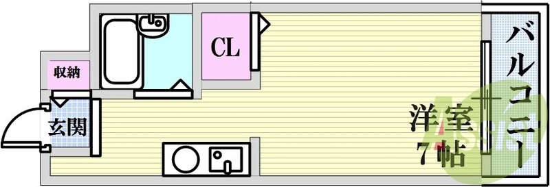 オーソドックスなお部屋です