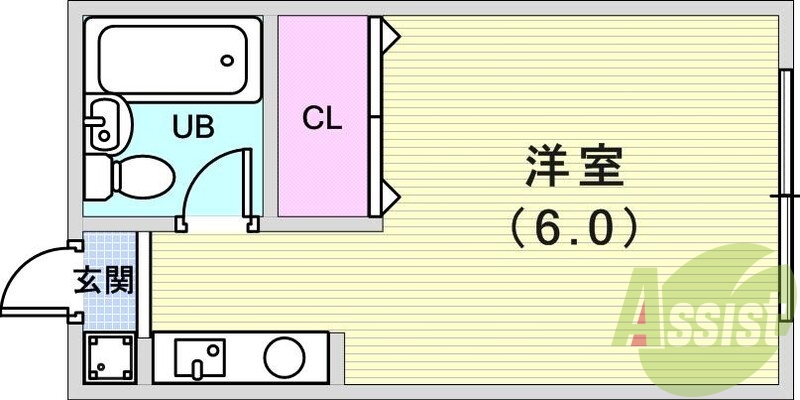 2階の間取り図