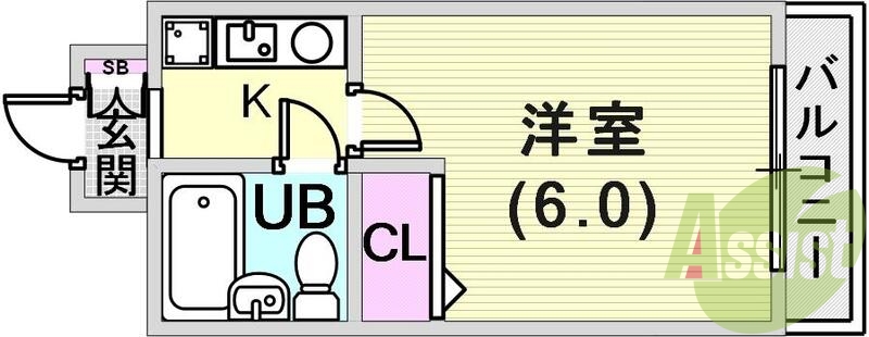 7階の間取り図