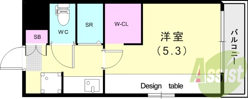 7階の間取り図