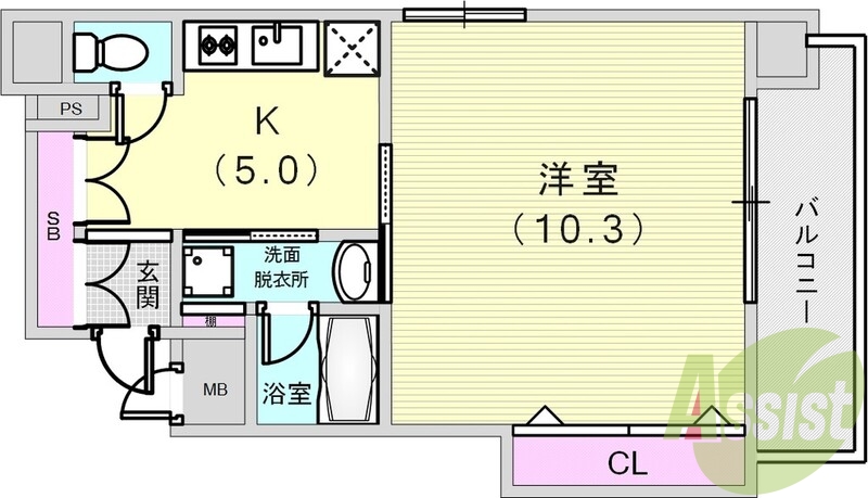広々お部屋が使えます。