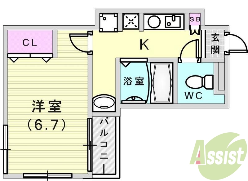 使いやすい間取りです。