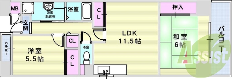使い勝手を重視した間取り