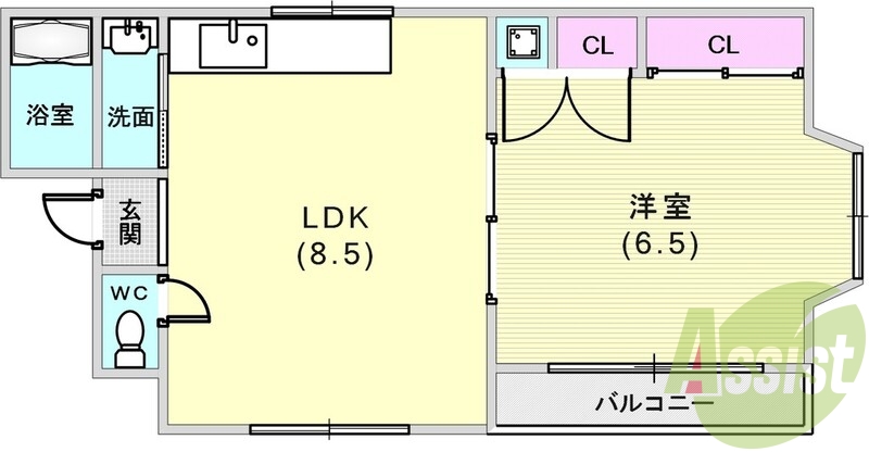 使いやすい間取です。