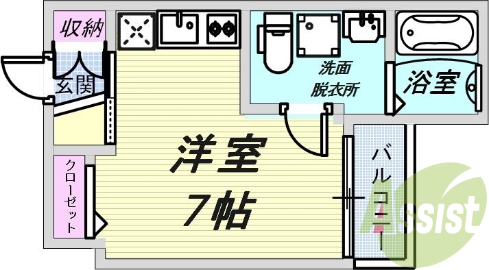 使いやすい間取りですね