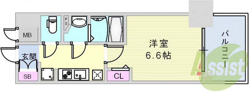 7階の間取り図