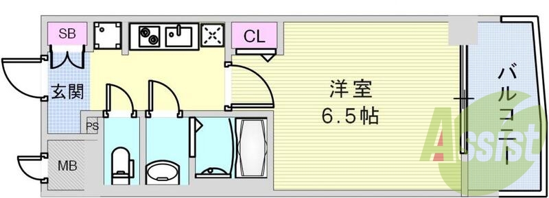 5階の間取り図