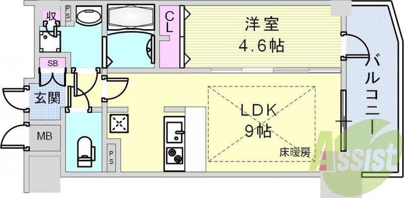 15階の間取り図