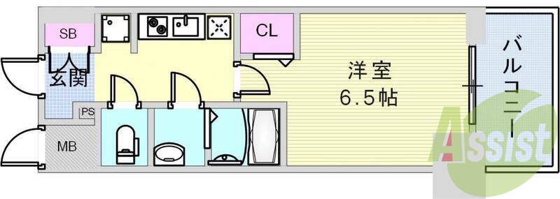 2階の間取り図