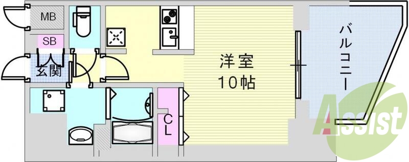 3階の間取り図