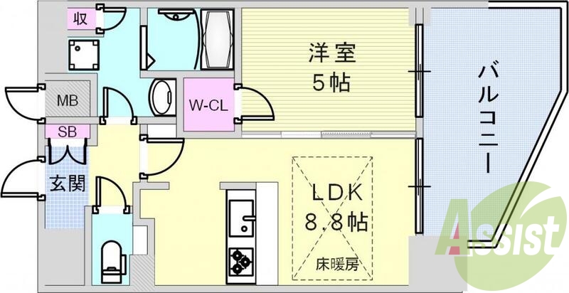 人気の１LDKです！