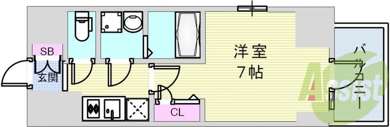 5階の間取り図