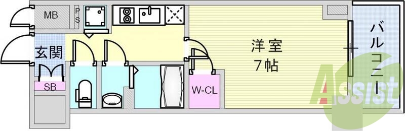 14階の間取り図