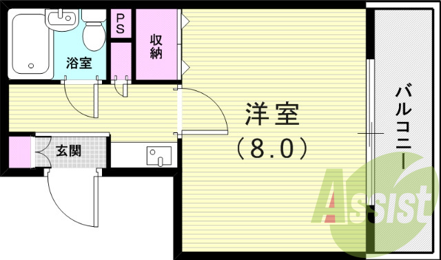 3階の間取り図