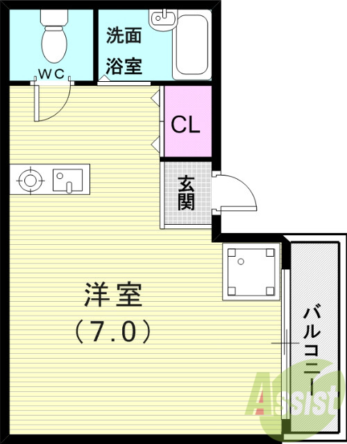 3階の間取り図
