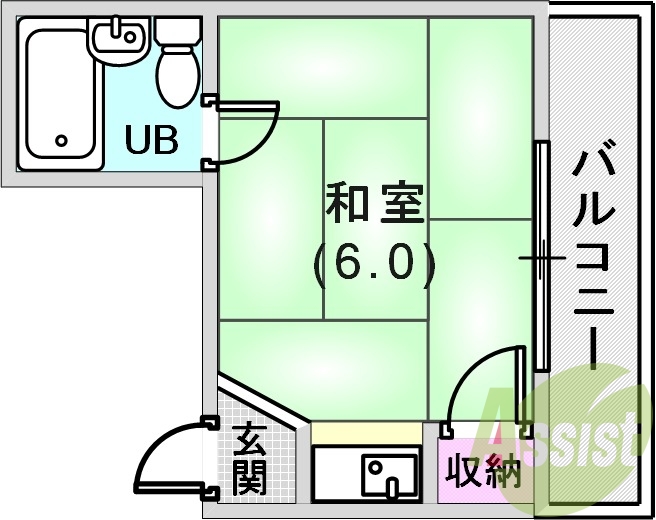 3階の間取り図