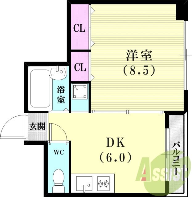 3階の間取り図