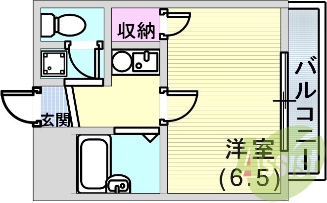 3階の間取り図