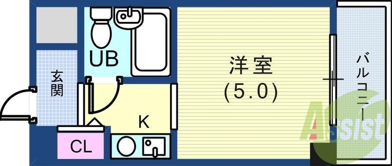 8階の間取り図