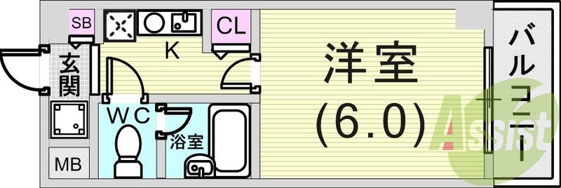 3階の間取り図