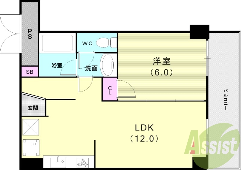 2階の間取り図