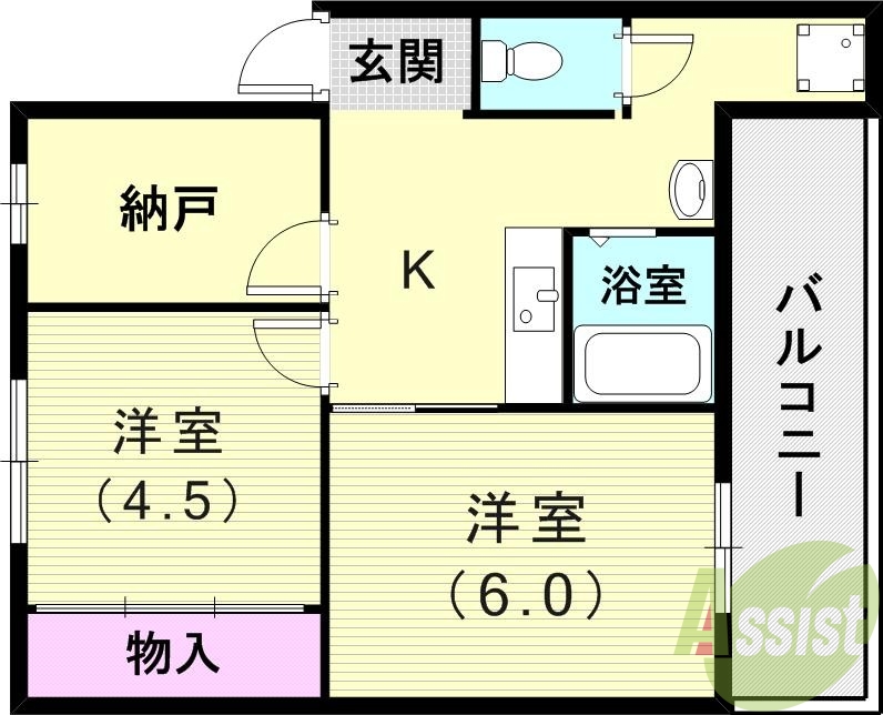 5階の間取り図