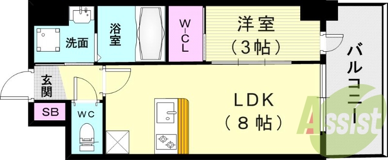 14階の間取り図